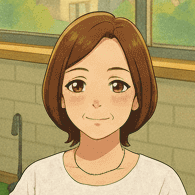 緑のカーペットが敷かれた、居心地の良さそうな部屋でくつろぐ女性のイラスト