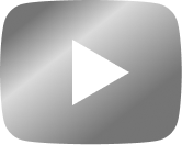 シルバーの再生ボタンのアイコン